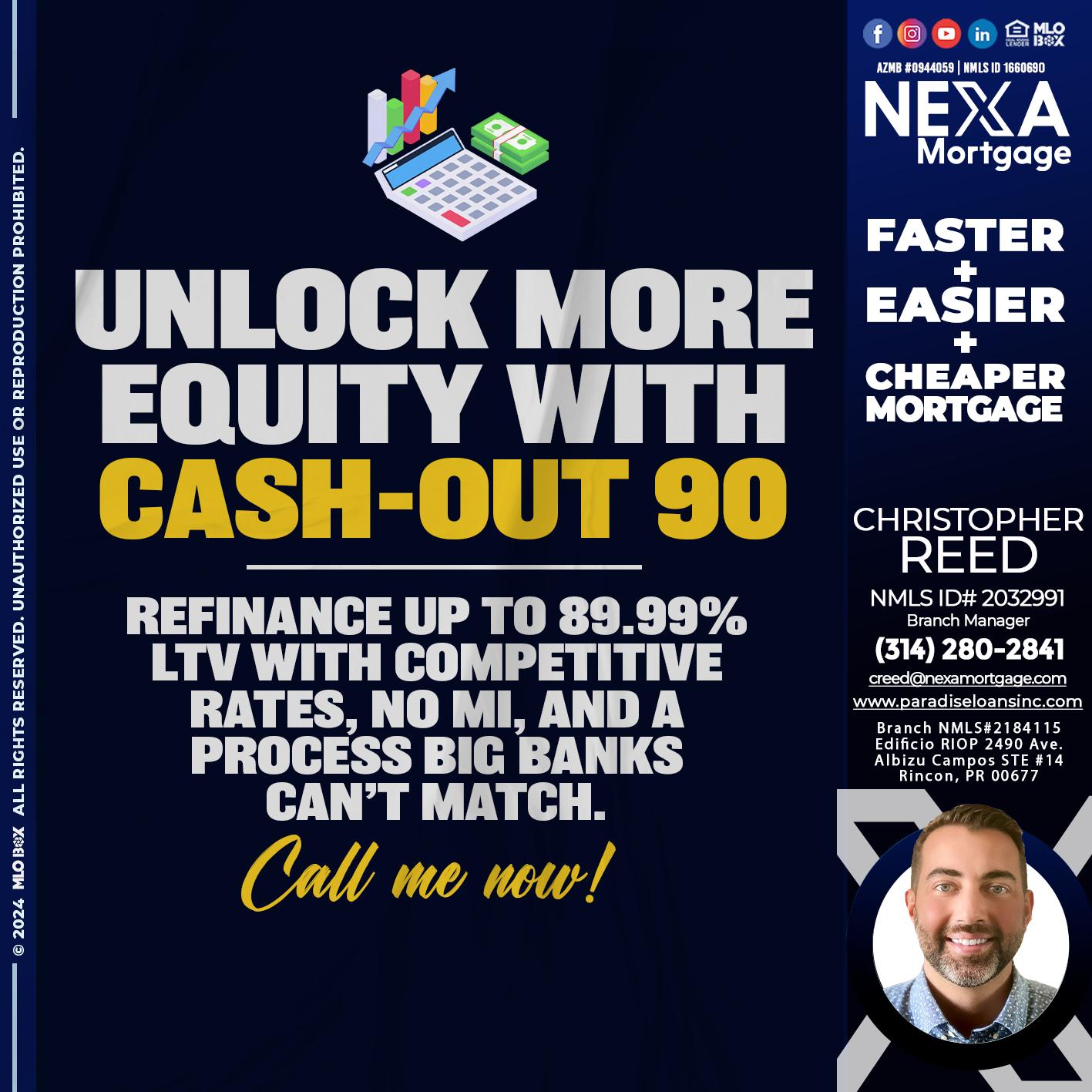 UNLOCK MORE - Christopher Reed -Branch Manager