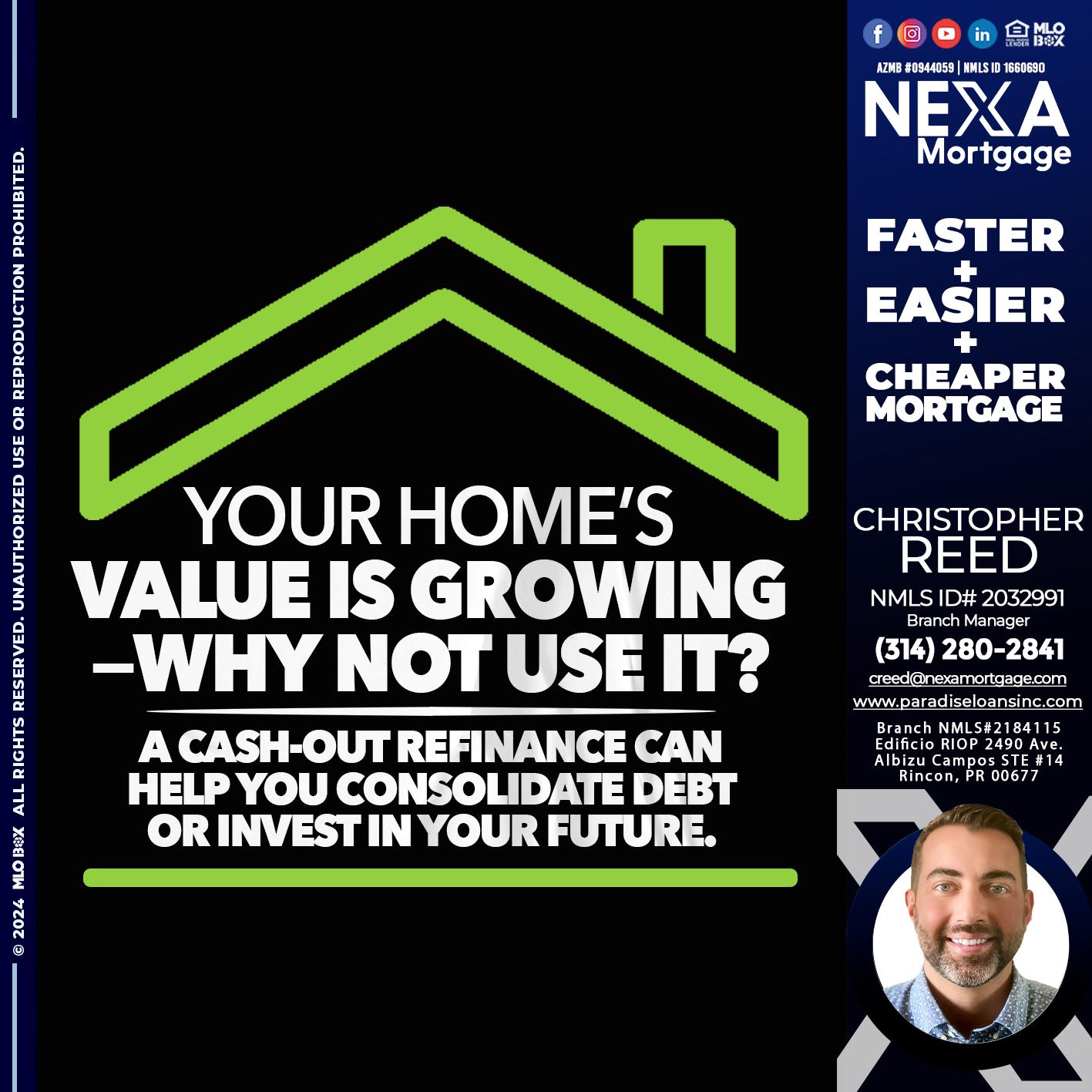your homes - Christopher Reed -Branch Manager