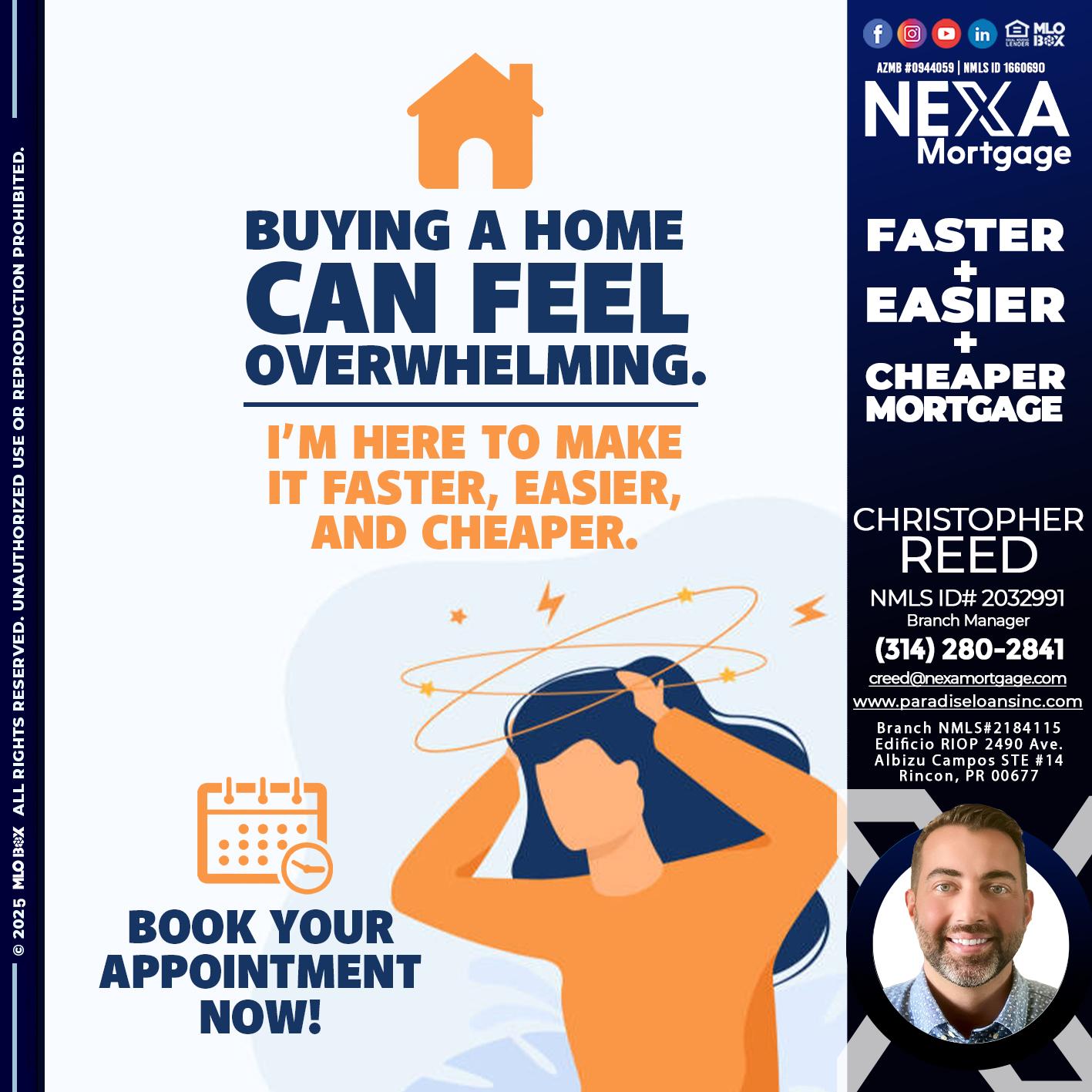 BUYING A HOME - Christopher Reed -Branch Manager
