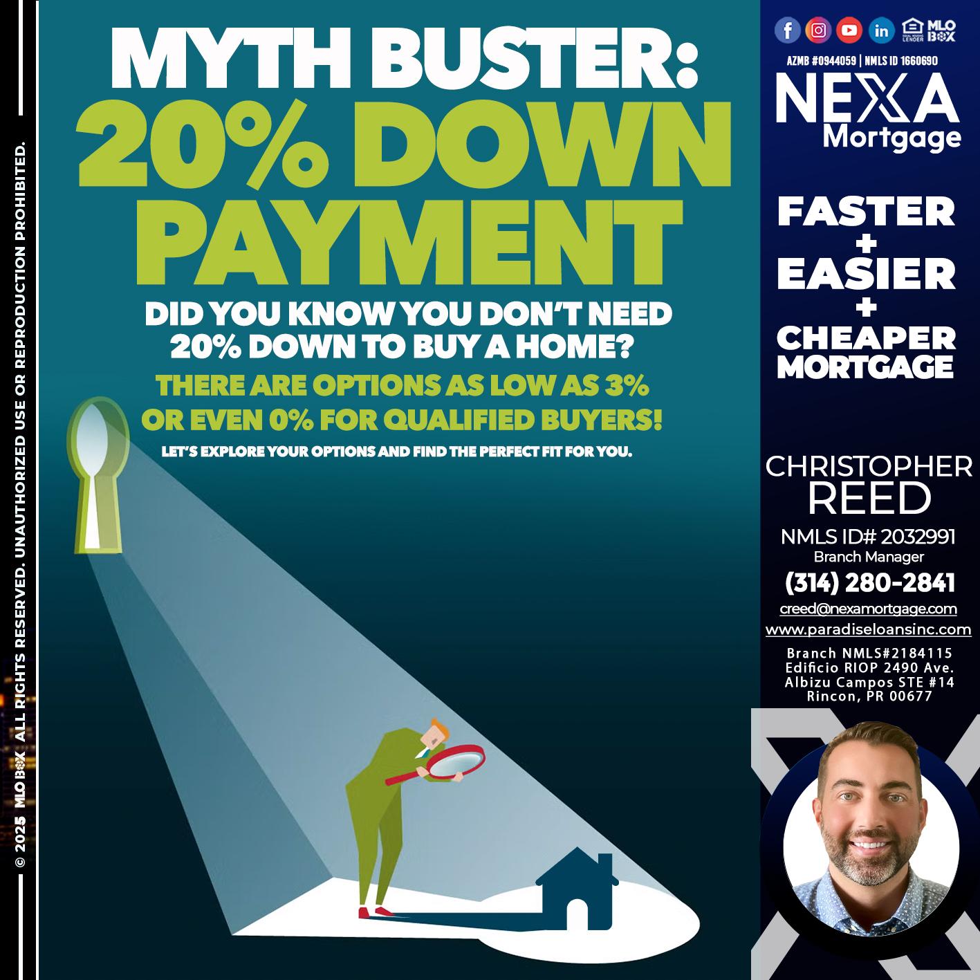 myth buster - Christopher Reed -Branch Manager