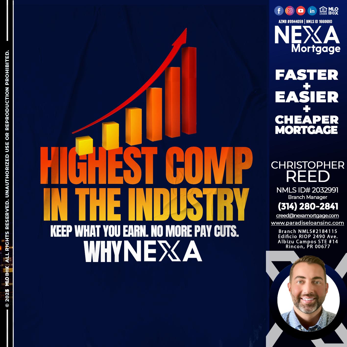 HIGHETS COMP - Christopher Reed -Branch Manager