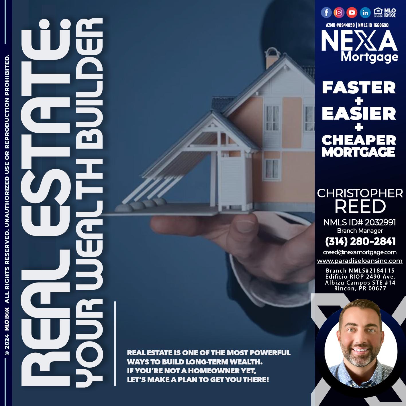 REAL ESTATE FIXED - Christopher Reed -Branch Manager