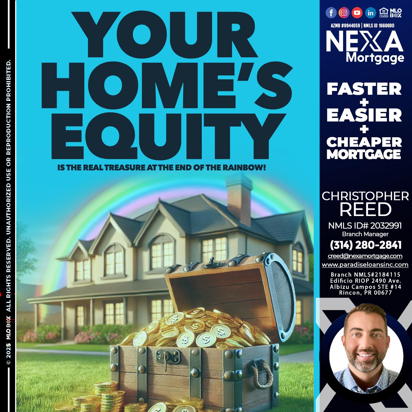 YOUR HOME´S EQUITY - Christopher Reed -Branch Manager