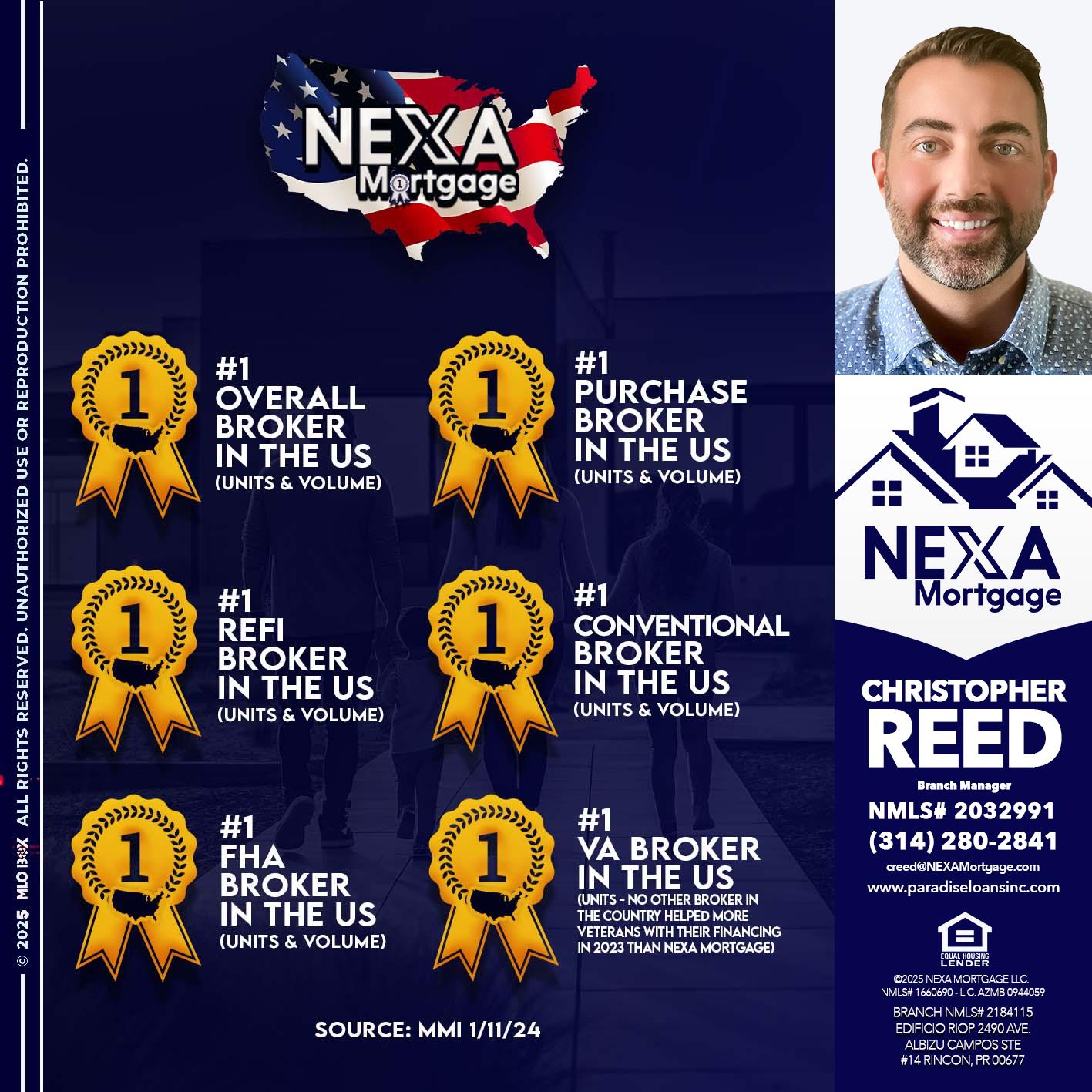 #1 - Christopher Reed -Branch Manager