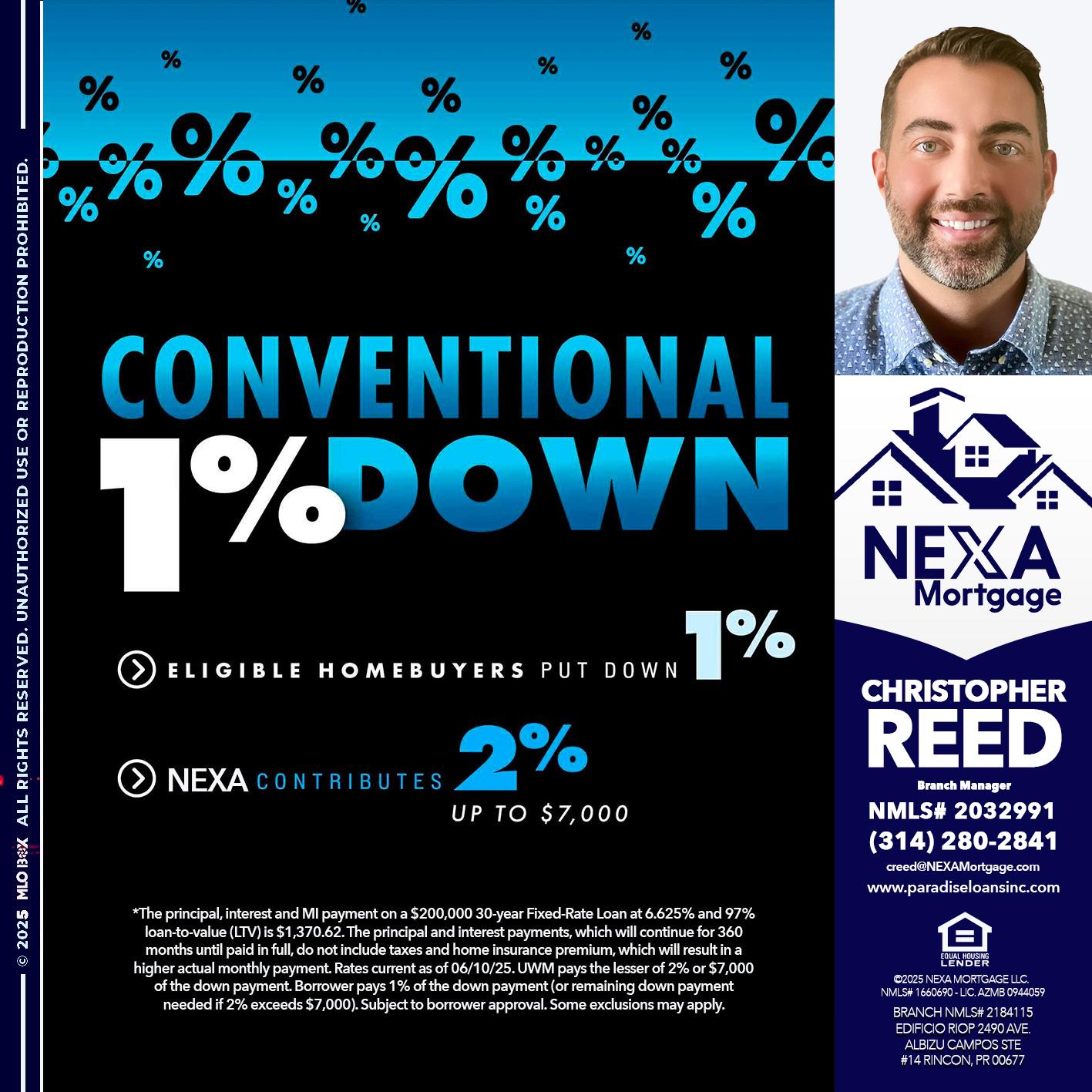 conventional - Christopher Reed -Branch Manager