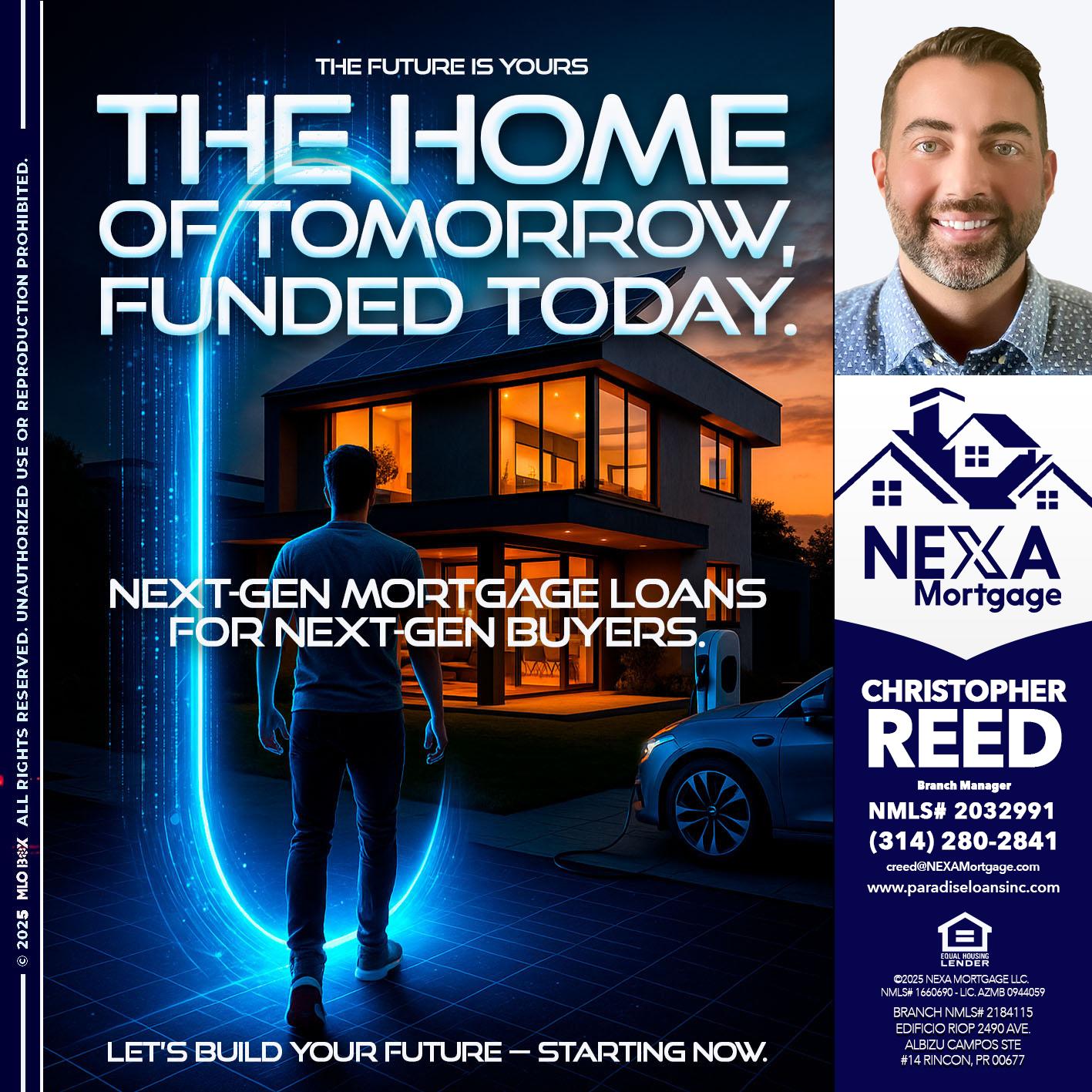 THE HOME - Christopher Reed -Branch Manager
