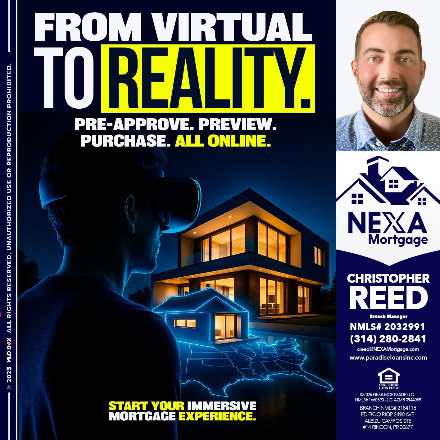 FROM VIRTUAL - Christopher Reed -Branch Manager