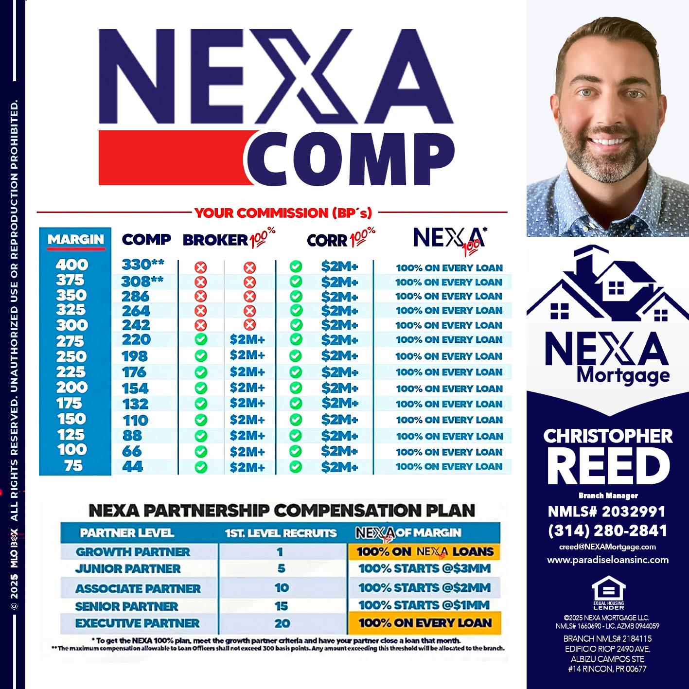 NEXA COMP - Christopher Reed -Branch Manager