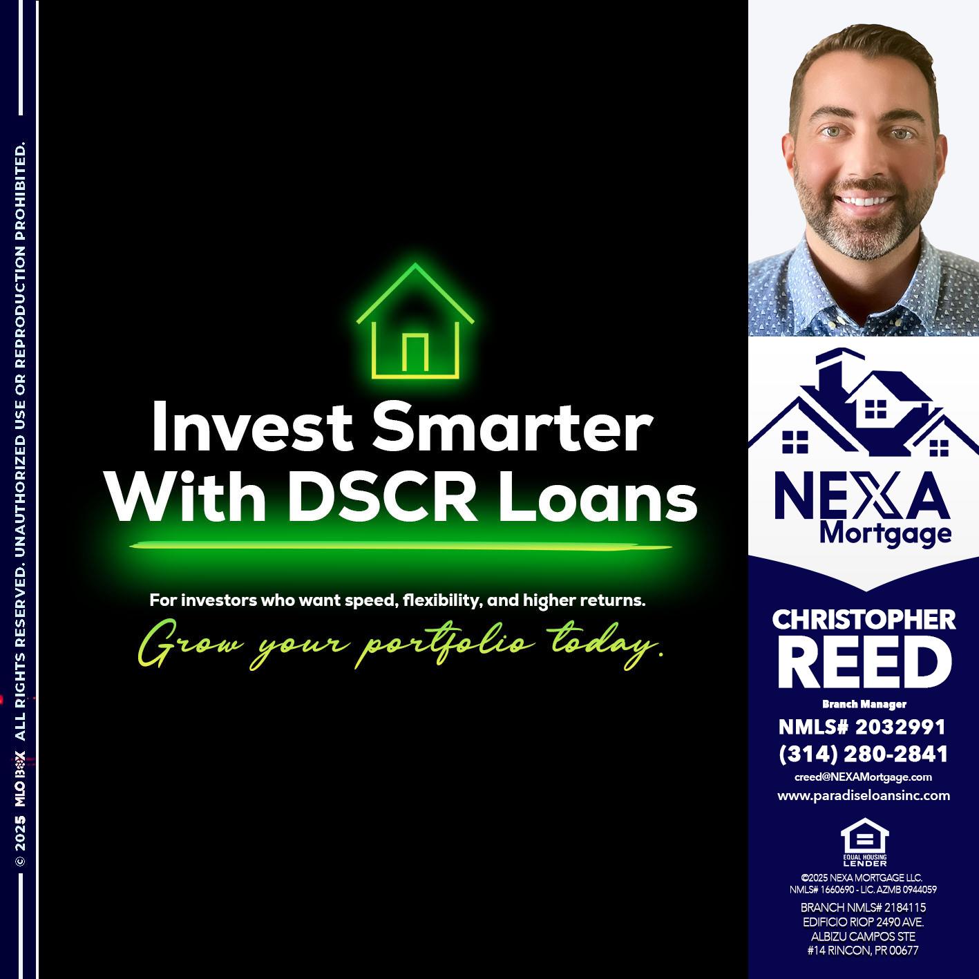 invest smarter - Christopher Reed -Branch Manager