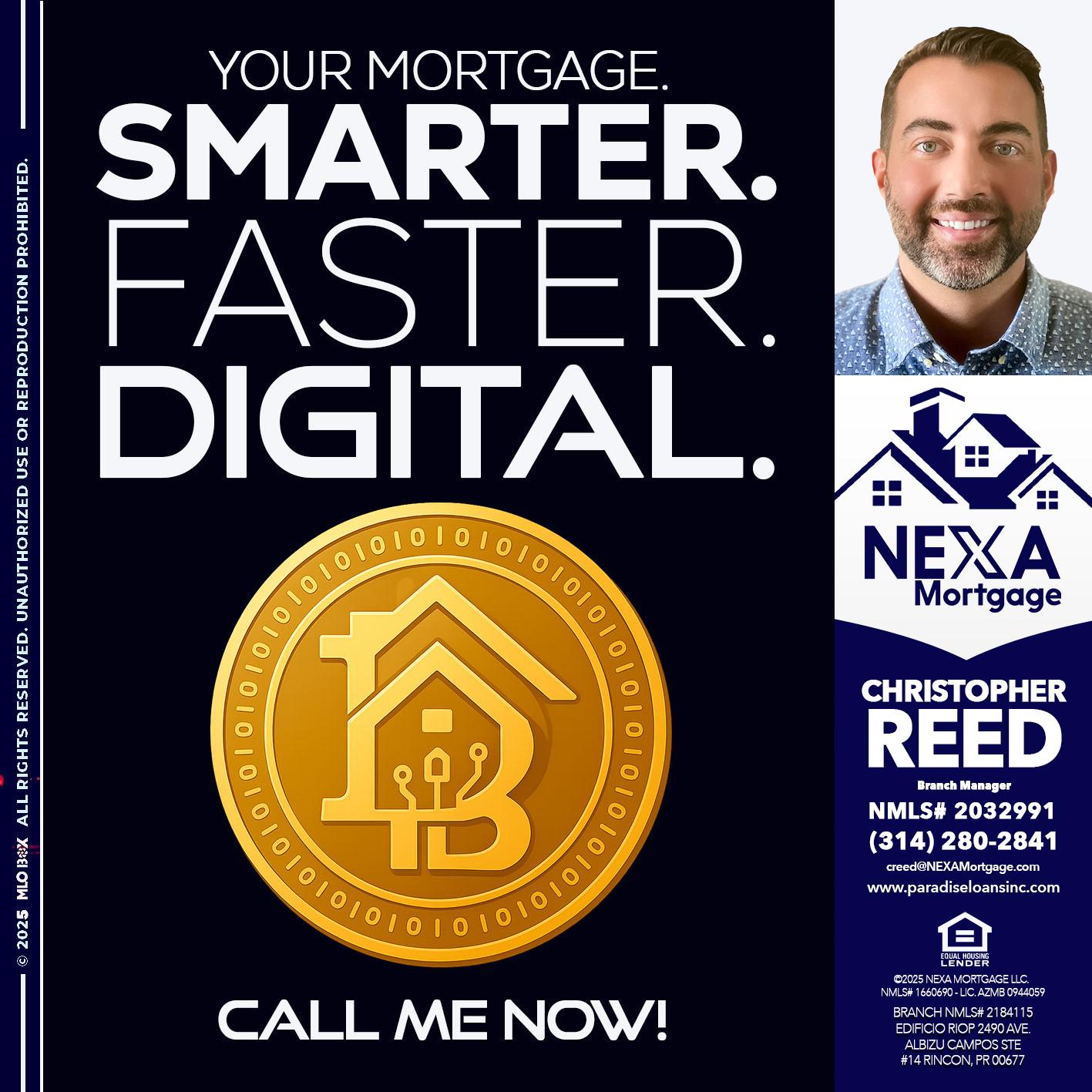 YOUR MORTGAGE - Christopher Reed -Branch Manager