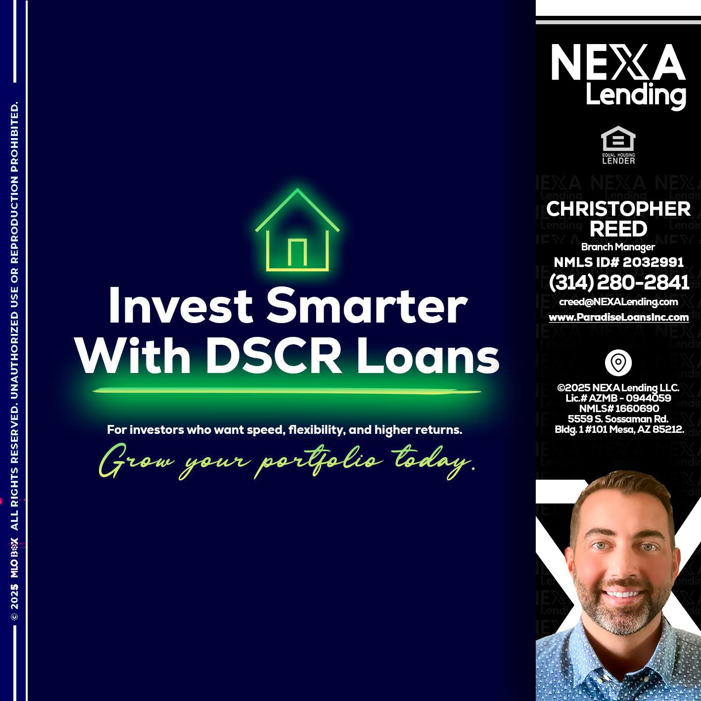 DSCR - Christopher Reed -Branch Manager