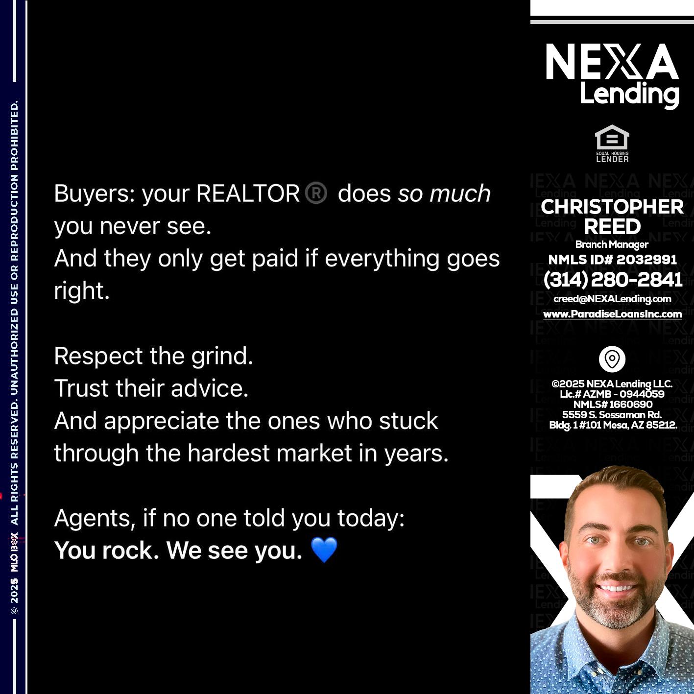 BUYERS - Christopher Reed -Branch Manager