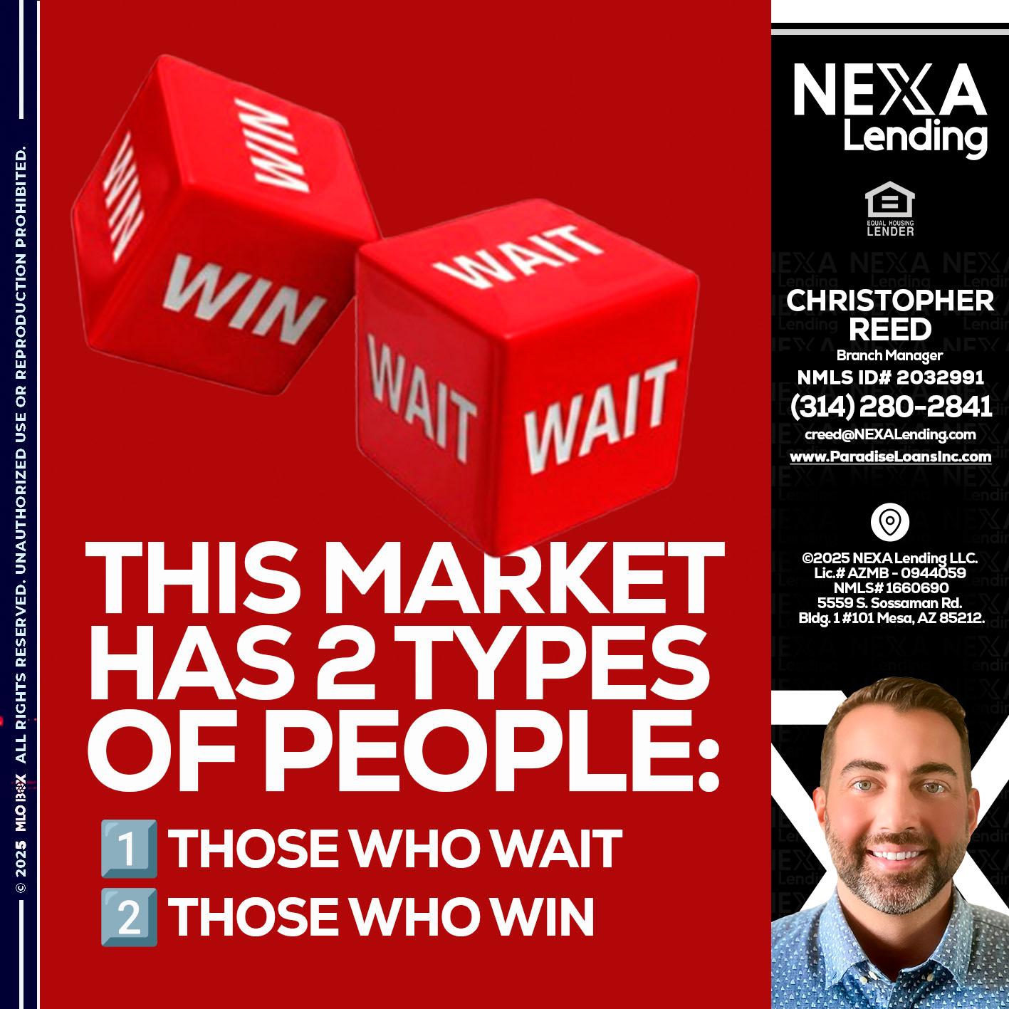 this market - Christopher Reed -Branch Manager