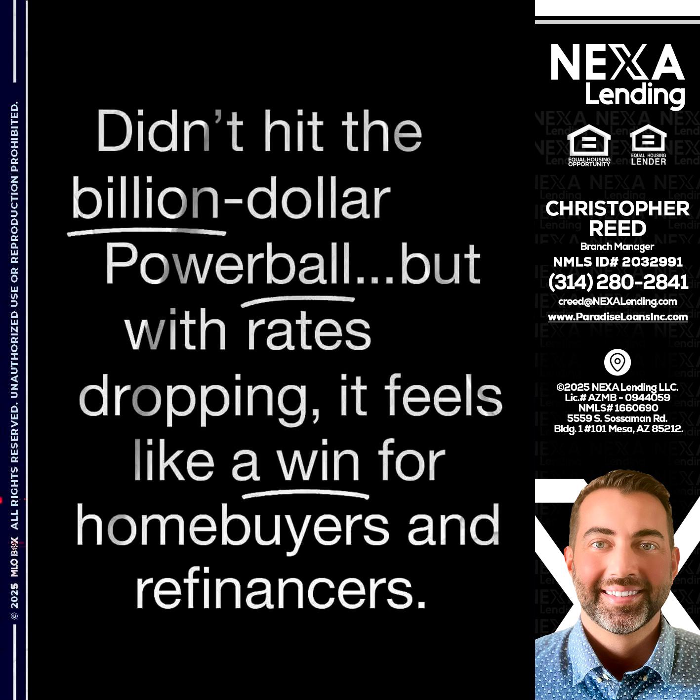 DIDNT HIT - Christopher Reed -Branch Manager