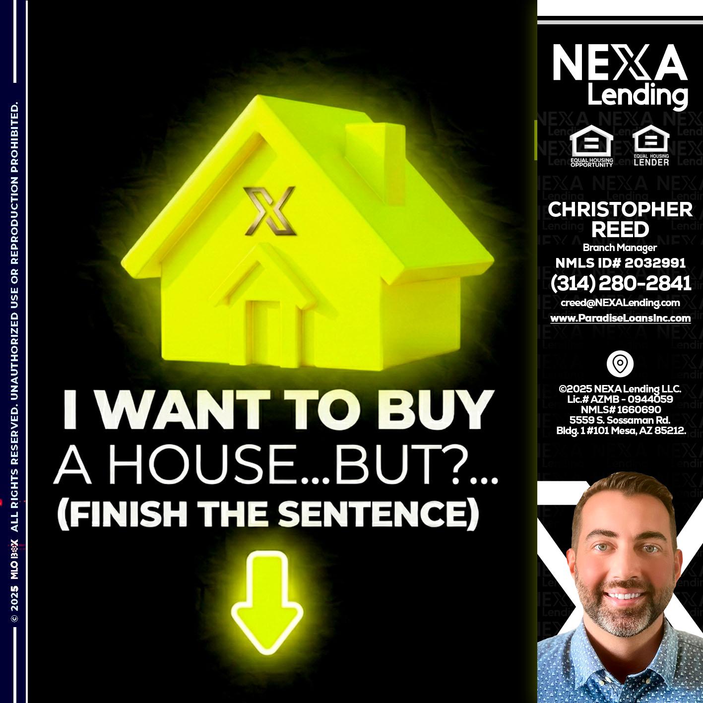 i want to buy - Christopher Reed -Branch Manager