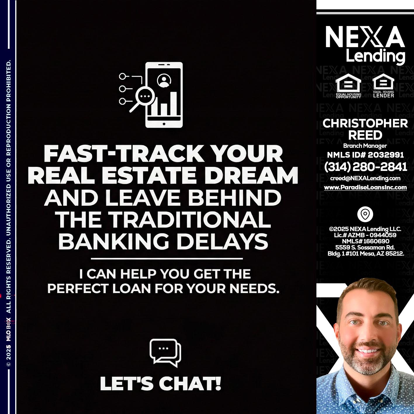 FAST TRACK - Christopher Reed -Branch Manager