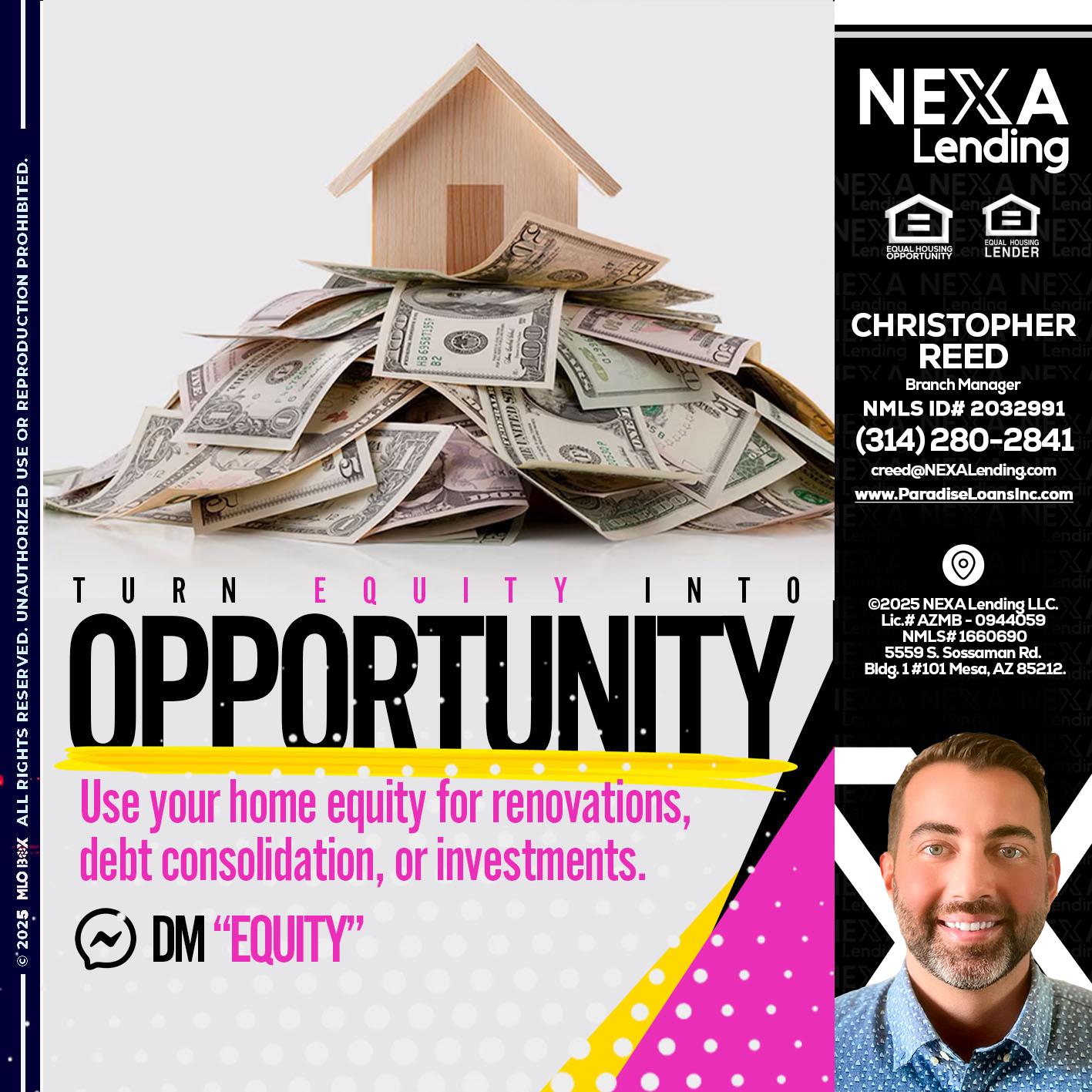 opportunity - Christopher Reed -Branch Manager