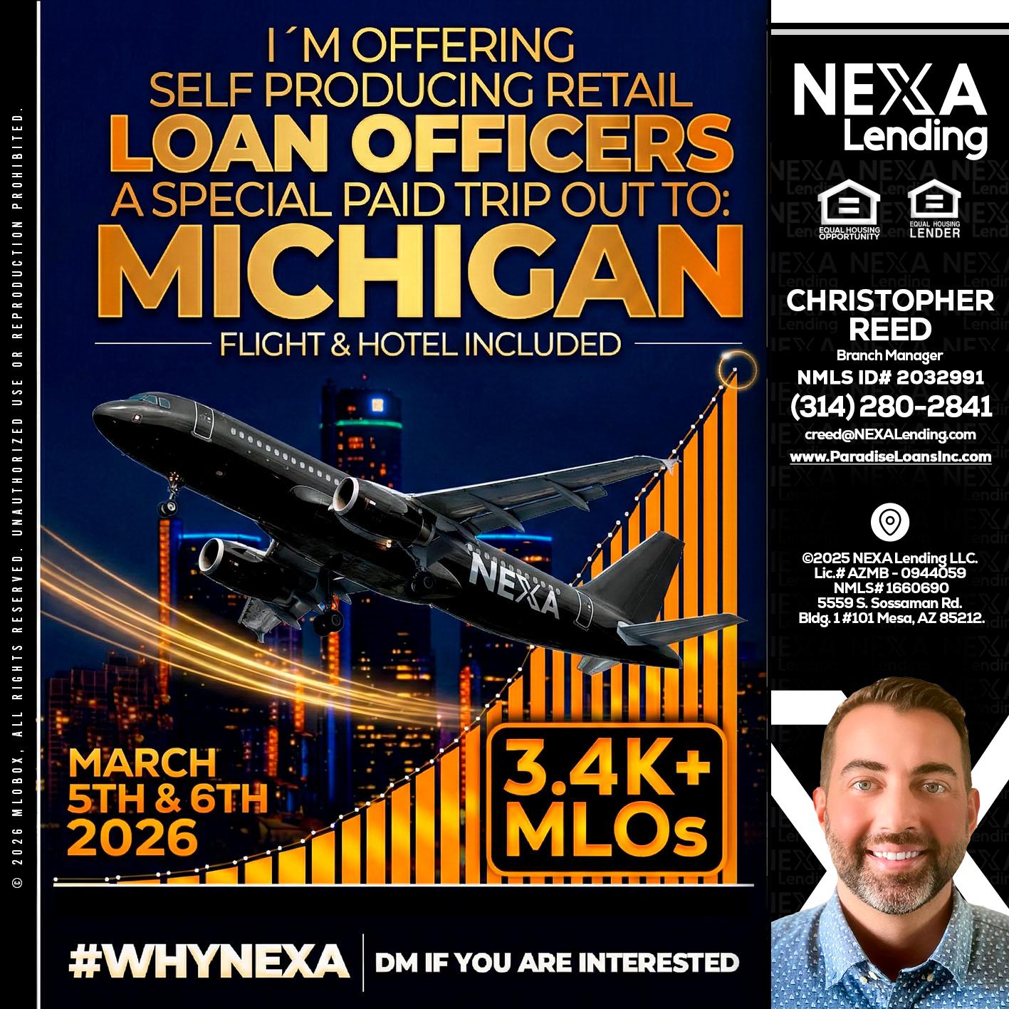 MICHIGAN - Christopher Reed -Branch Manager