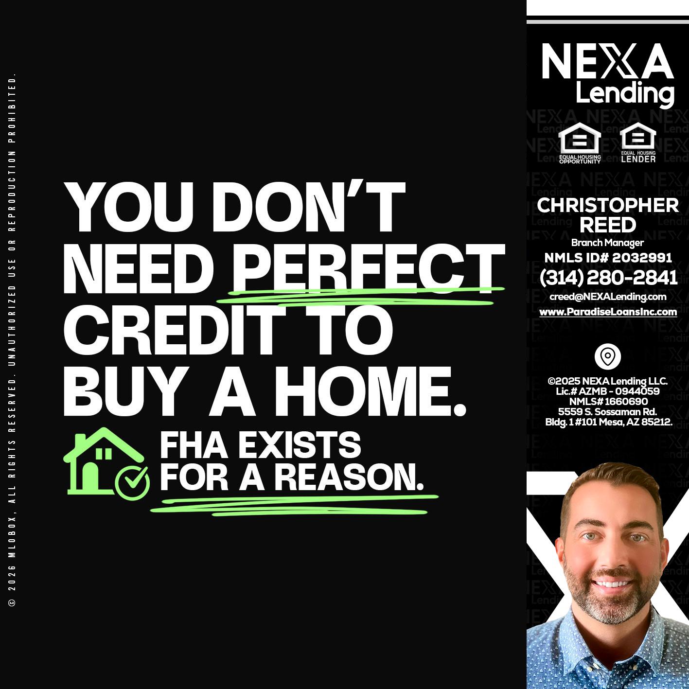 you don't need - Christopher Reed -Branch Manager