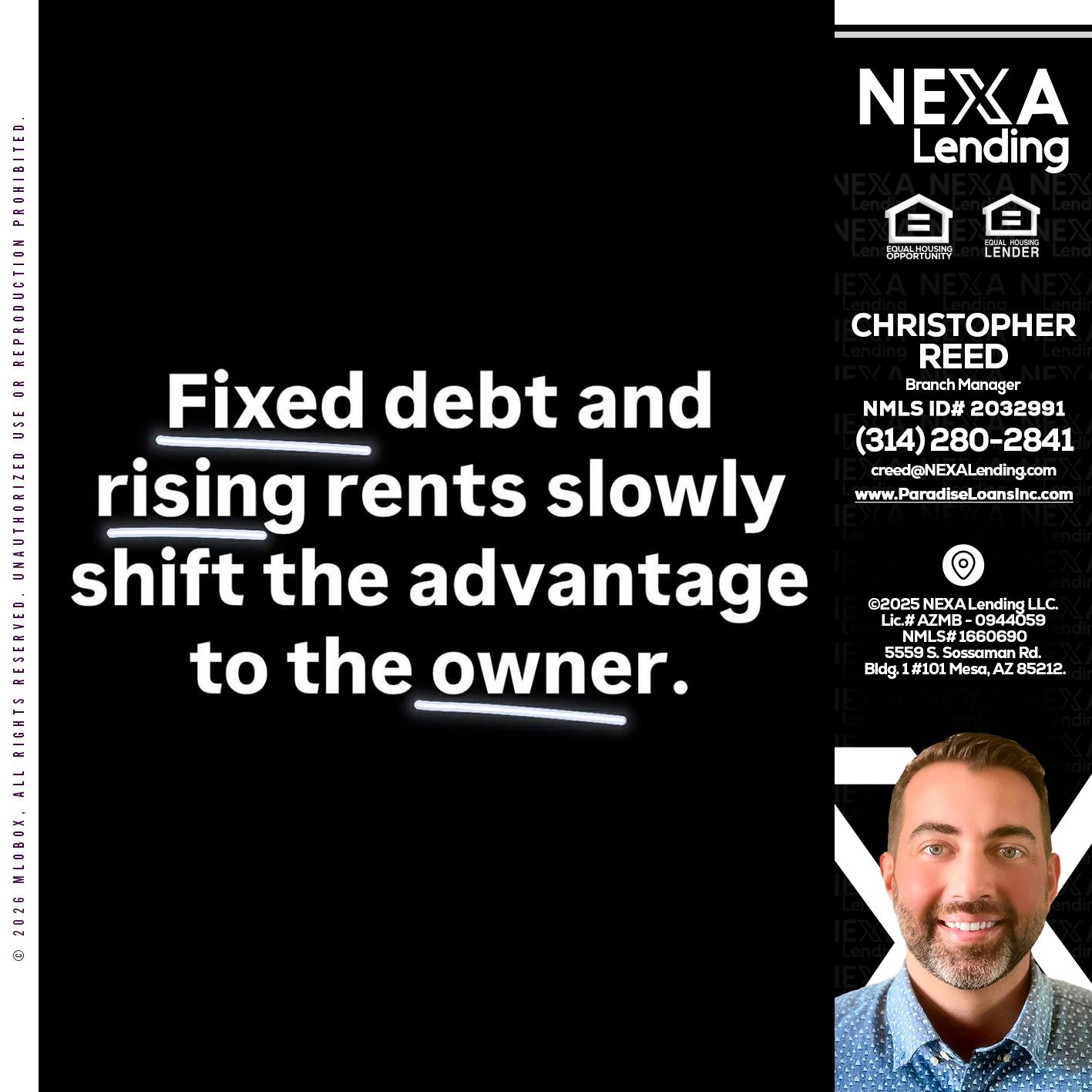 FIXED DEBT - Christopher Reed -Branch Manager