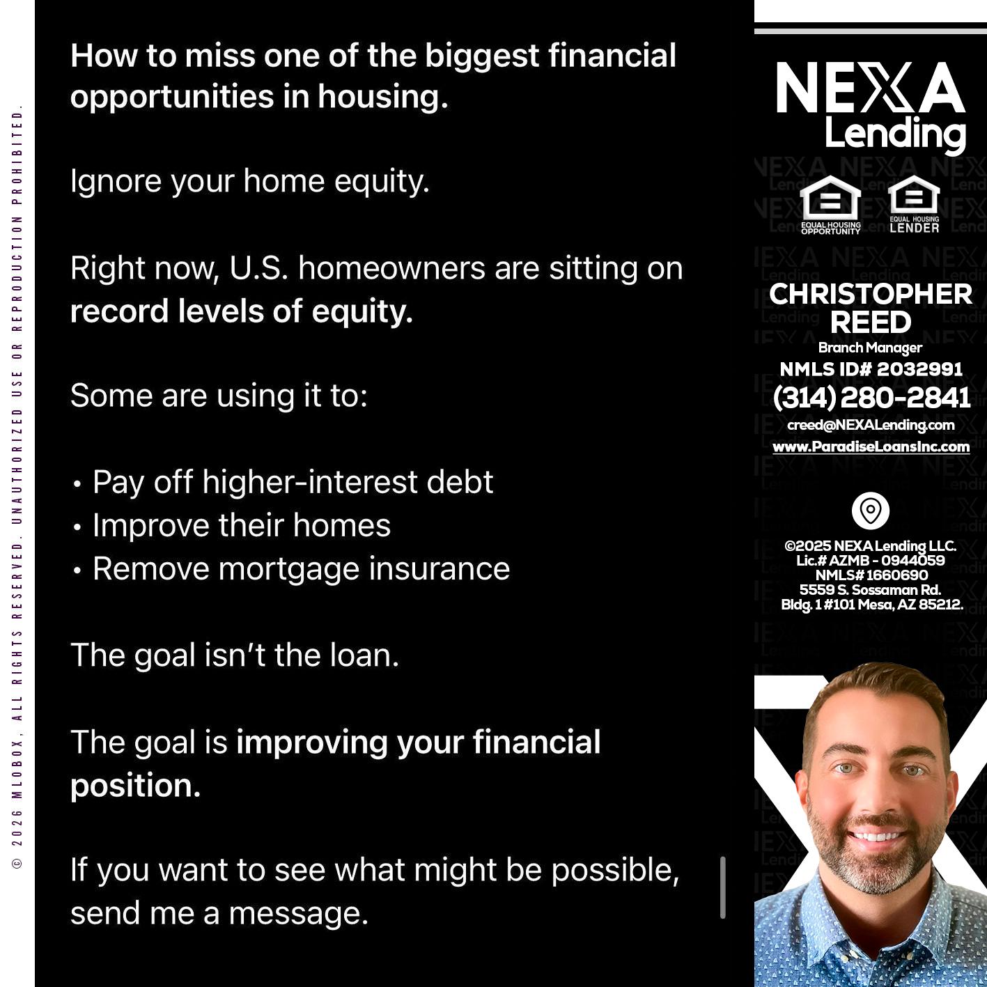 how to miss - Christopher Reed -Branch Manager