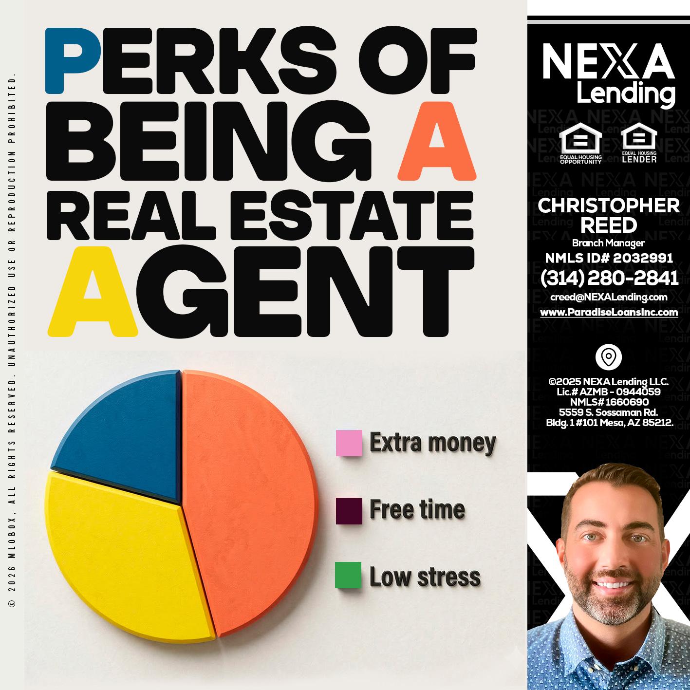 PERKS OF BEING - Christopher Reed -Branch Manager