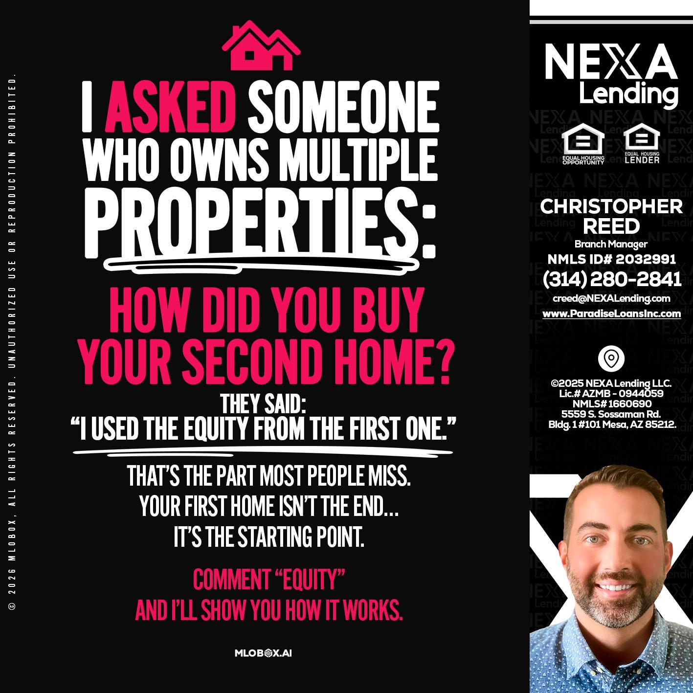 I ASKED SOMEONE - Christopher Reed -Branch Manager