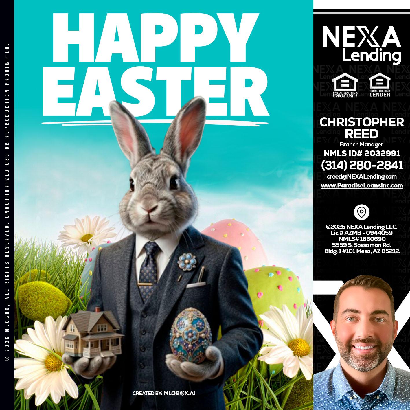 HAPPY EASTER - Christopher Reed -Branch Manager