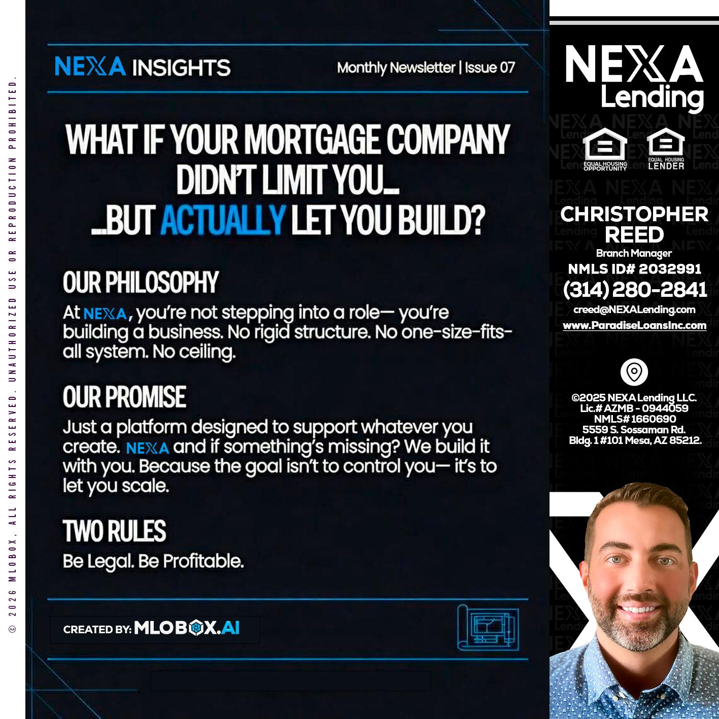 NEXA INSIGHTS - Christopher Reed -Branch Manager