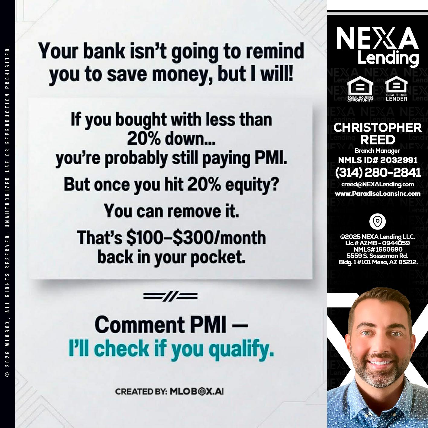 YOUR BANK ISNT - Christopher Reed -Branch Manager