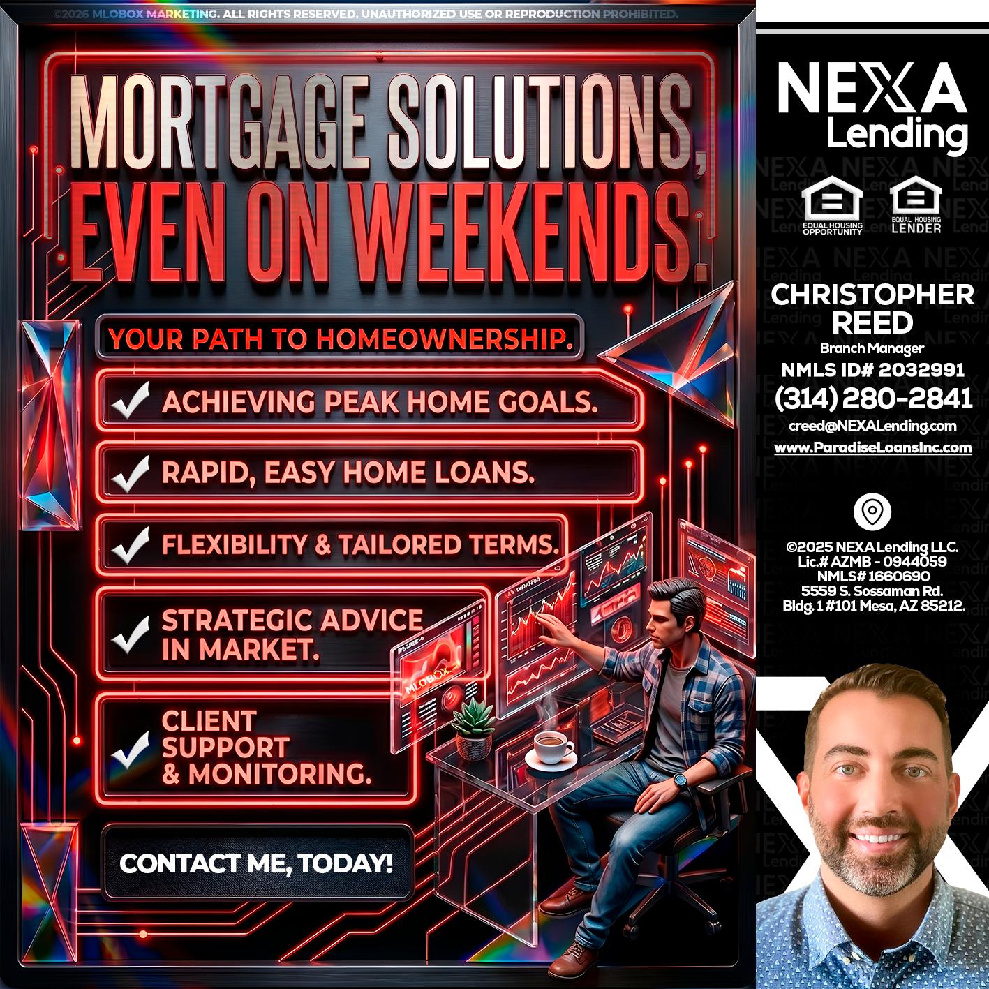WEEKEND SOLUTIONS - Christopher Reed -Branch Manager