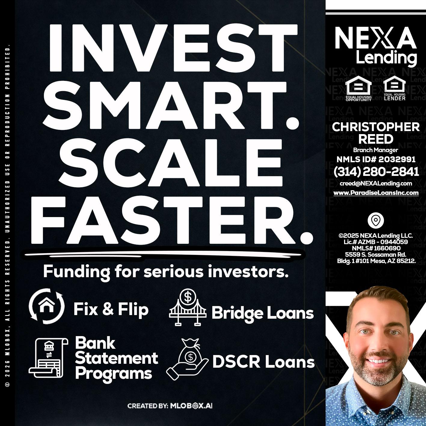 INVEST SMART - Christopher Reed -Branch Manager