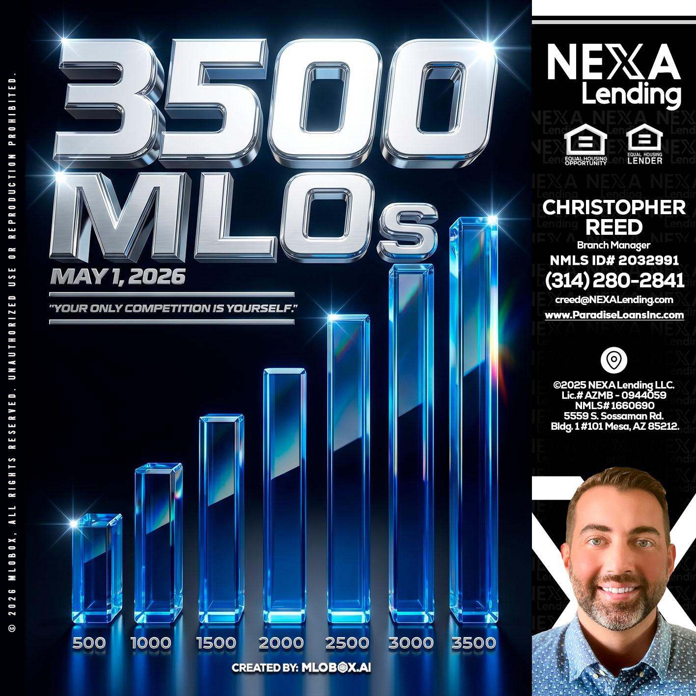 3500 MLOs - Christopher Reed -Branch Manager