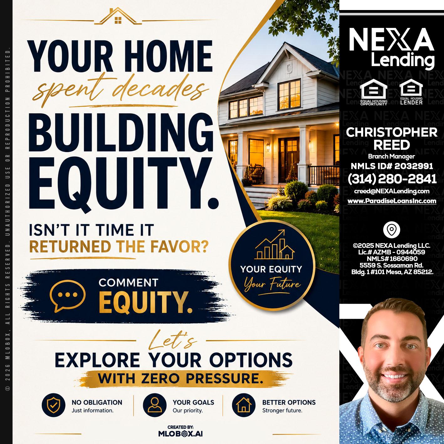 building equity - Christopher Reed -Branch Manager