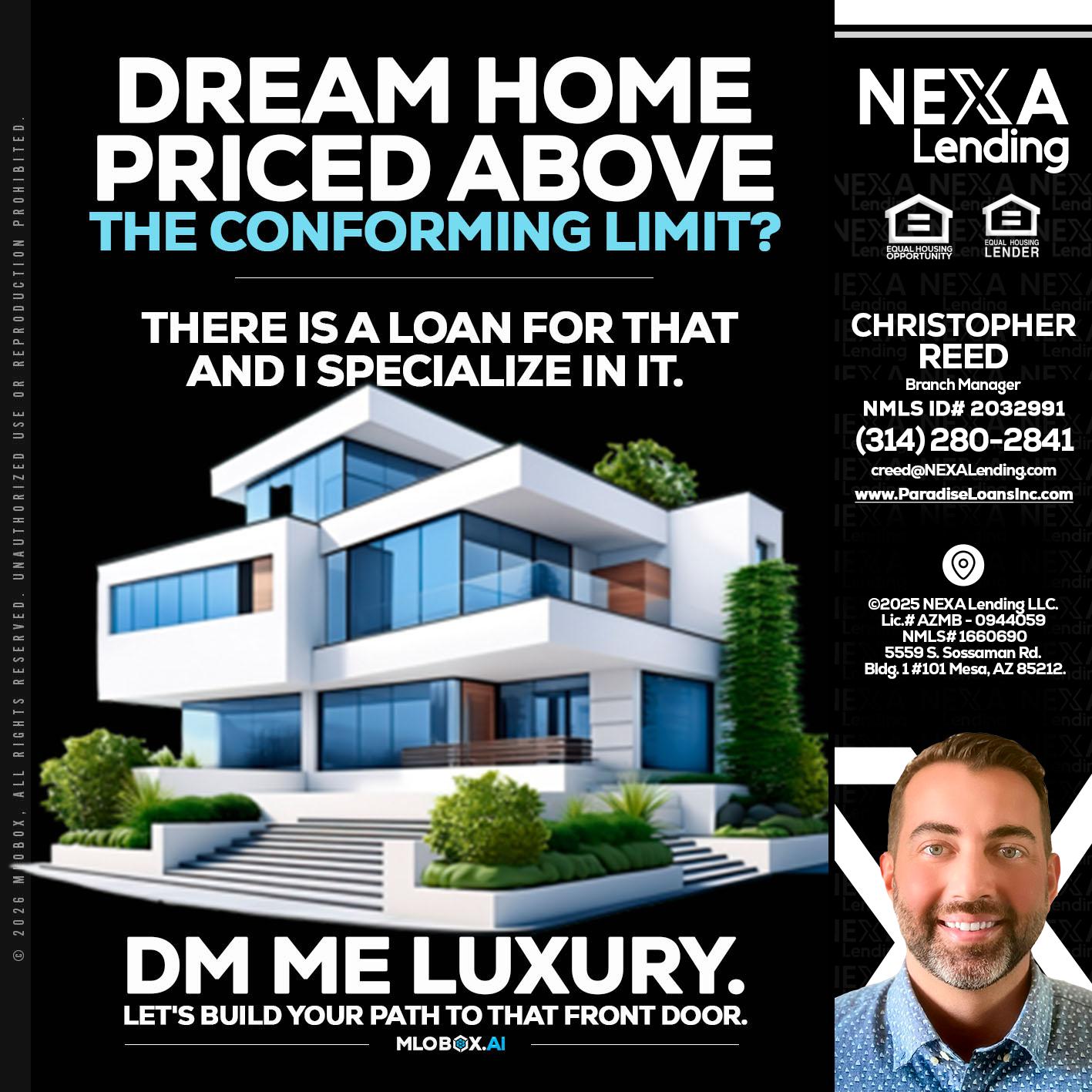 DREAM HOME - Christopher Reed -Branch Manager