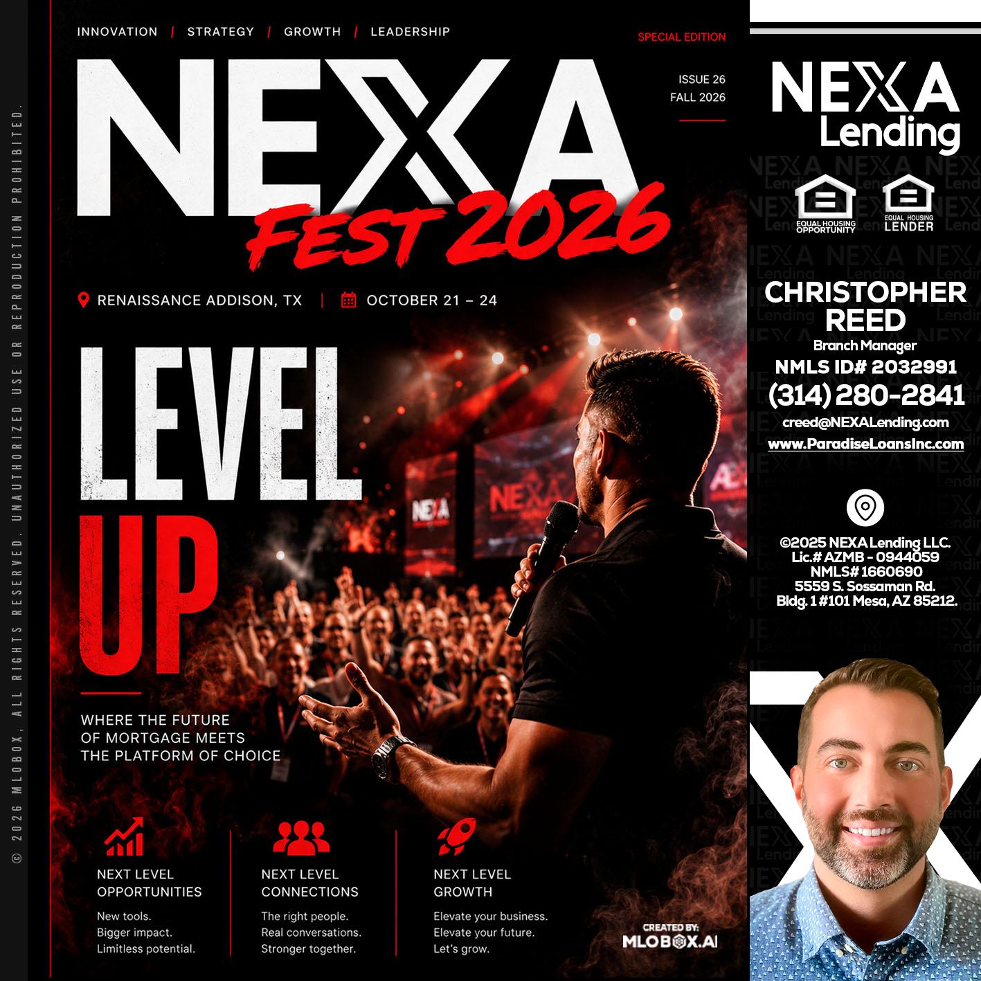 NEXA FEST 2026 - Christopher Reed -Branch Manager