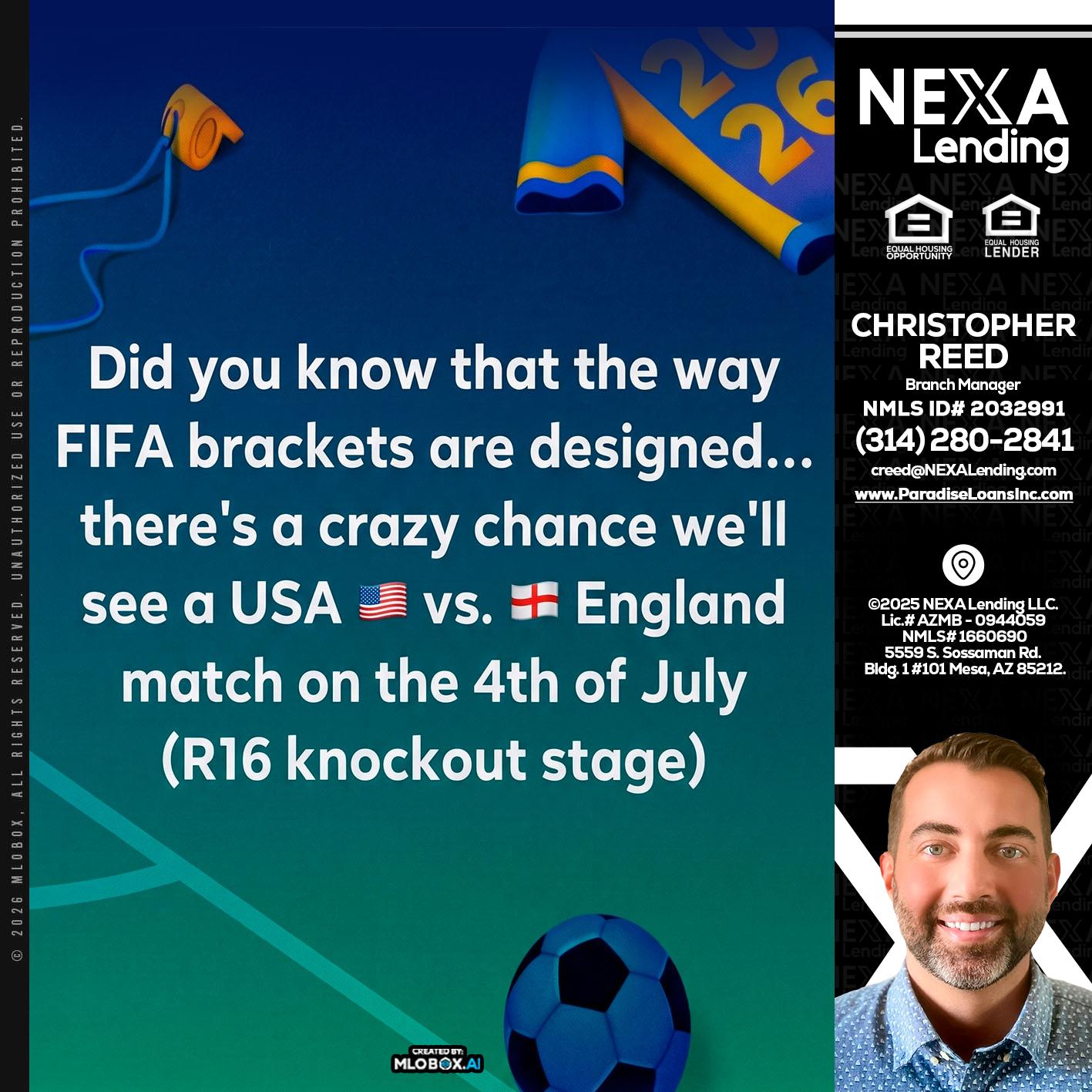 did you know? - Christopher Reed -Branch Manager